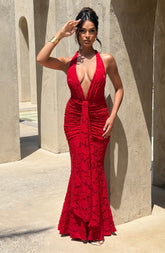 Guinevere Maxi Dress - Red Dress Babyboo Fashion Premium Exclusive Design